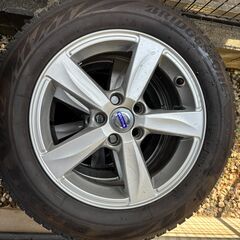 ボルボ純正アルミホイール　205/60/16 スタッドレスタイヤ8部山　4本セットの画像