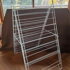 【引き取り限定】 折りたたみ式 室内物干しスタンド ③の画像