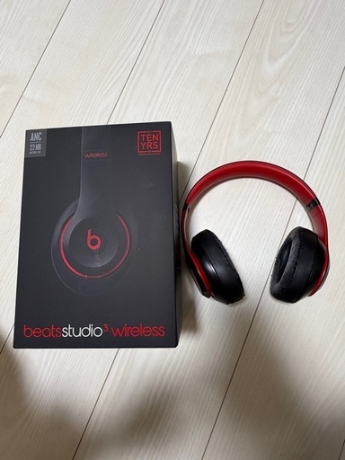 Beats Studio3 Wireless ブラックレッド (A) 倉敷の携帯アクセサリーの