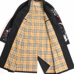 〈早い者勝ち〉バーバリー 4070027 ノバチェック ステンカラーコート 52の画像