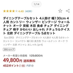 ダイニング・チェア
セットの画像