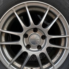 enkei rivazza 16インチ ホイール 16x7J スタッドレスタイヤ　IG60 付きの画像
