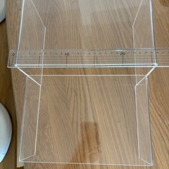 無印良品　アクリル仕切棚・大　小　セットの画像