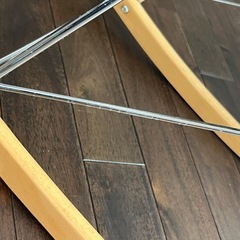 パッチワーク柄ロッキングチェアの画像