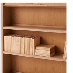 無印良品　組み合わせて使える木製収納　薄型の画像