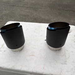 AKRAPOVIC風 アクラポヴィッチ風 マフラーカッター リアルカーボン素材の画像