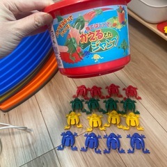 【本日お受け渡し限定】知育玩具　　かえるさんジャンプの画像