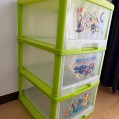 ポケモン　3段　衣装ケース　収納の画像