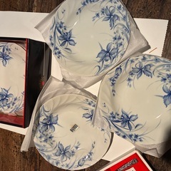 美濃焼　平皿4枚　スプーン5本セット　未使用品 の画像