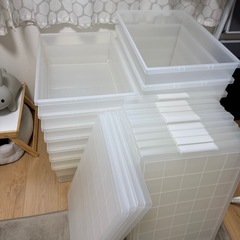 無印収納ボックス　大7／小8
の画像