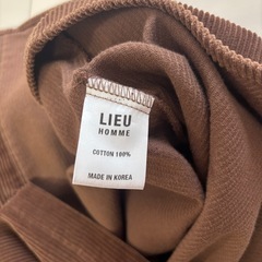 LIEU HOMME メンズシャツの画像