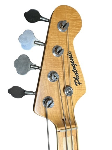 Photogenic フォトジェニック 4弦エレキベース オレンジレッド (カイト