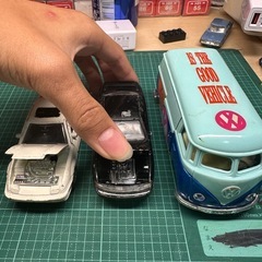 ミニカーセット ホワイト ブラック ブルー （まとめ売り）の画像