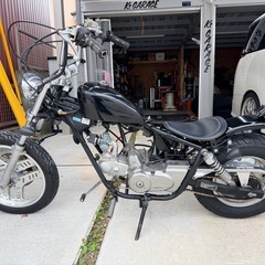 HONDAホンダAC13 マグナ50  チョッパーカスタム　実働書類鍵付きの画像