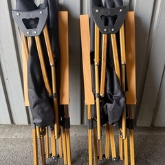 【キャンプチェア】2脚　リクライニング　S’more　の画像