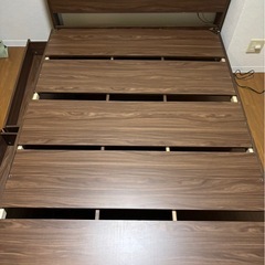 ダブルベットフレームのみの画像