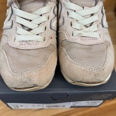 ニューバランス　new balance こども　キッズ　
ピンク 18cm  の画像