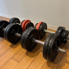 【無料／即引渡し/本日可】ダンベル70kg＋ベンチの画像