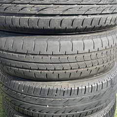 お正月価格！　155 65 r14 ラパンホイールキャップ付き　鉄ホイール　4本セットの画像