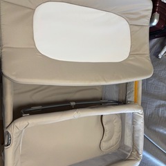 Thinkmax ベビーベッド 折りたたみ 添い寝 揺りかご おむつ交換台 プレイヤード マットレス付き ベビーサークル キャスター クーファン 赤ちゃんベッドの画像