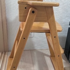 木製ハイチェア　アンパンマンの画像