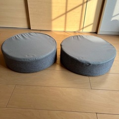 ニトリ フロアクッション 丸型 2個セットの画像