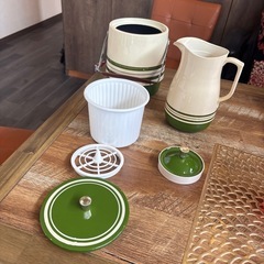 レトロ氷いれ＆水セットの画像