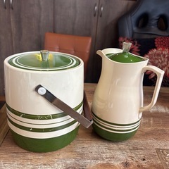 レトロ氷いれ＆水セットの画像