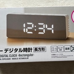 ミラーデジタル時計の画像