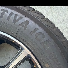 195/65R15 スタッドレスタイヤセット　8割溝残の画像