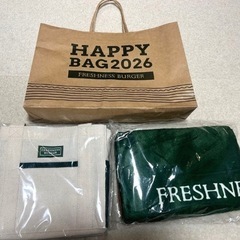 トートバッグ　ブランケット　フレッシュネスバーガー の画像