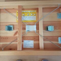 無印良品　折りたたみテーブル　パイン材の画像