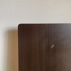 0円 無料 ニトリ 折りたたみテーブル ラポール ダークブラウン　の画像