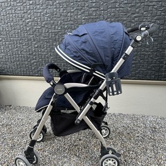 Aprica ネイビー ベビーカーの画像