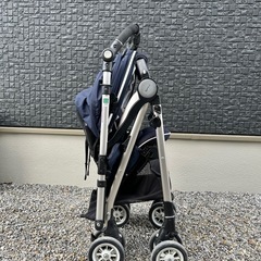Aprica ネイビー ベビーカーの画像