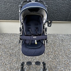 Aprica ネイビー ベビーカーの画像