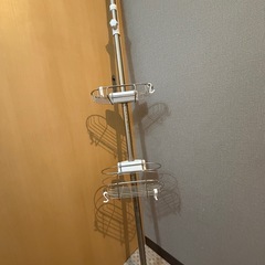 お風呂用　突っ張り収納　ラックの画像