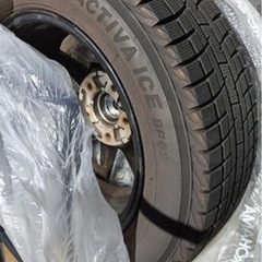 2023年新品購入バリ山スタッドレスタイヤ 15インチホイールセットの画像