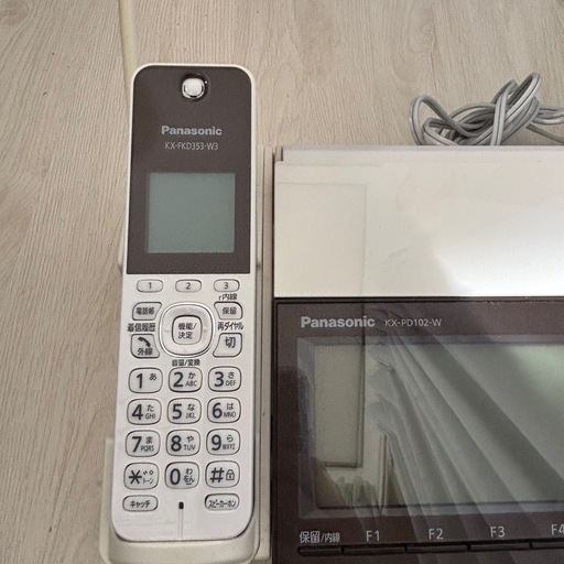 Panasonicファクス　ブラウン