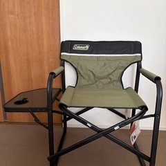 Coleman   サイドテーブル付デッキチェアの画像