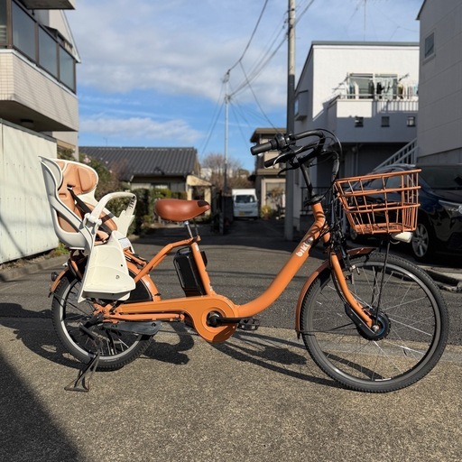江東区　直接引き取り　チャイルドシート付き電動アシスト自転車 ビッケ　ジャンク ビッケ子供乗せ電動アシスト自転車