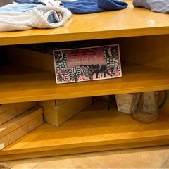 台形の収納棚の画像