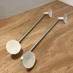 無印良品　アルミ　タオルハンガー2個の画像