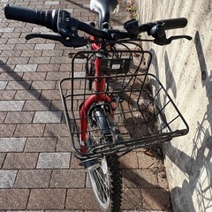 子供用自転車 20インチ｜カゴ・スタンド付き｜すぐ乗れますの画像