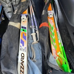 スキー　板　レトロの画像