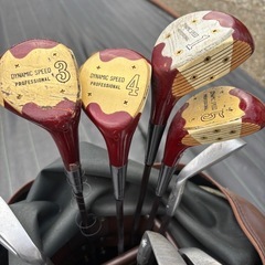 パーシモンゴルフクラブセットの画像