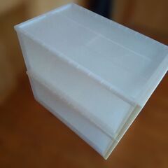 無印良品 　ポリプロピレン 衣装ケース 大　2個セットの画像