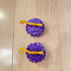 LOGOブロック ワンピース ゴムゴムの実 悪魔の実 2個セットの画像