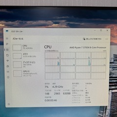 AMD Ryzen7 3700X 32GB SSD 1TB GALAKURO RTX3070 ゲーミングPC 自作PC の画像