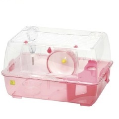 ハムスター ケージセット 飼育 ピンクの画像